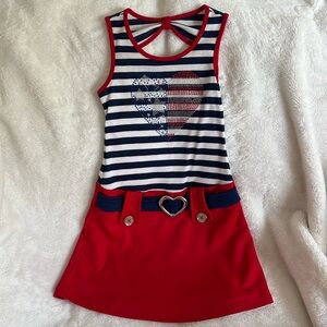 July 4th dress. Size 6X